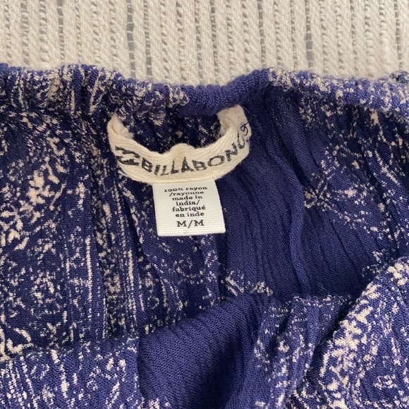 Billabong Navy Crop Top - Medium - Picture 2 of 5